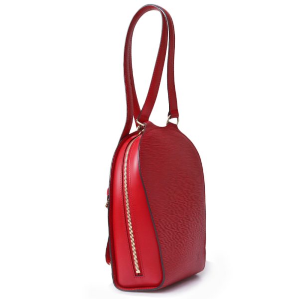 200099547018 5 Louis Vuitton Mabillon Rucksack Epi Castilian Red