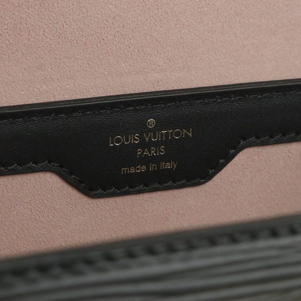 200099977018 9 LOUIS VUITTON Papillon Trunk Tote Epi Leather Noir Black