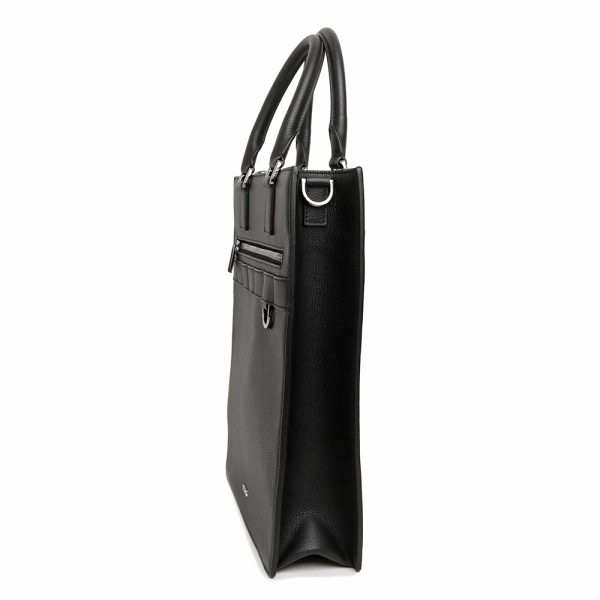 200100064018 4 Dior Safari Tote 2way Bag Calfskin Leather Black