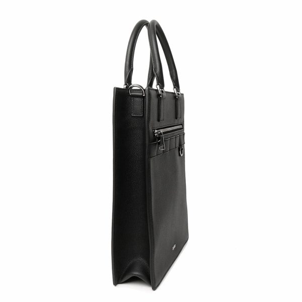 200100064018 5 Dior Safari Tote 2way Bag Calfskin Leather Black