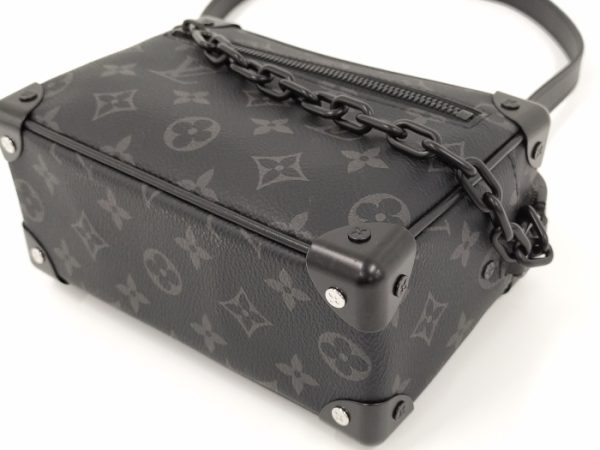 2001198251100468 4 Louis Vuitton Mini Soft Trunk Shoulder Bag Monogram Eclipse Black