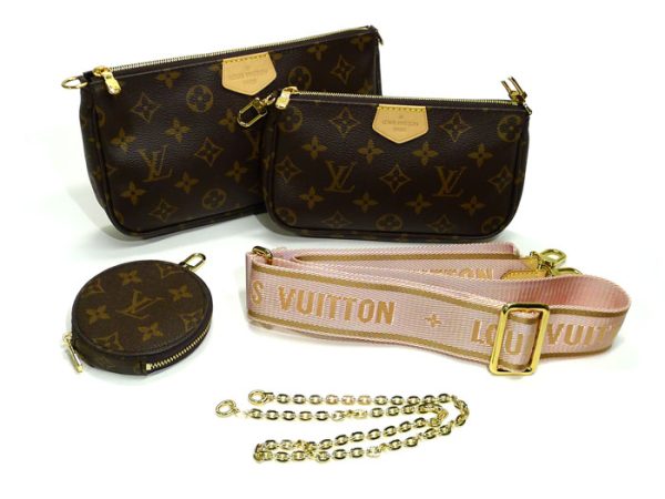 2001198252800096 2 Louis Vuitton Multi Pochette Accessoires Shoulder Bag Monogram Black