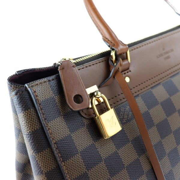 2005083007064 7 Louis Vuitton Greenwich Handbag Leather Brown