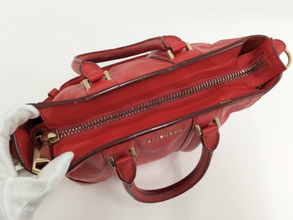 oplus 256 Givenchy Lucrezia 2WAY Handbag Leather Red