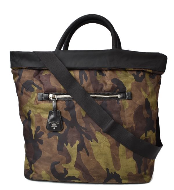 201031 18 p 1 Prada Reversible Tessuto Shoulder Bag Camouflage