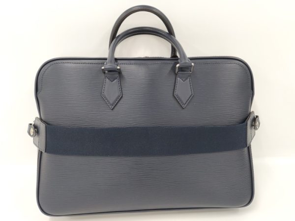 2010457257600007 2 Louis Vuitton Dandy Briefcase Mm Business Bag Leather Navy