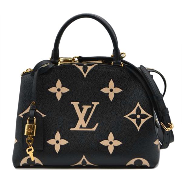 20206 1 Louis Vutton MM Monogram Empriente Grand Palais Bag Bicolor