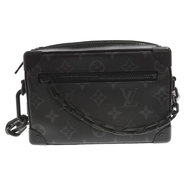 2024f090042 1 LOUIS VUITTON Mini Soft Trunk Shoulder Bag Canvas Black