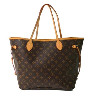 20277 1 Louis Vuitton Denim Monogram Neverfull MM Tote Bag Blue