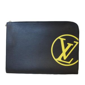 20277 1 Louis Vuitton Portefeuille Victorine Monogram Wallet Black Pink