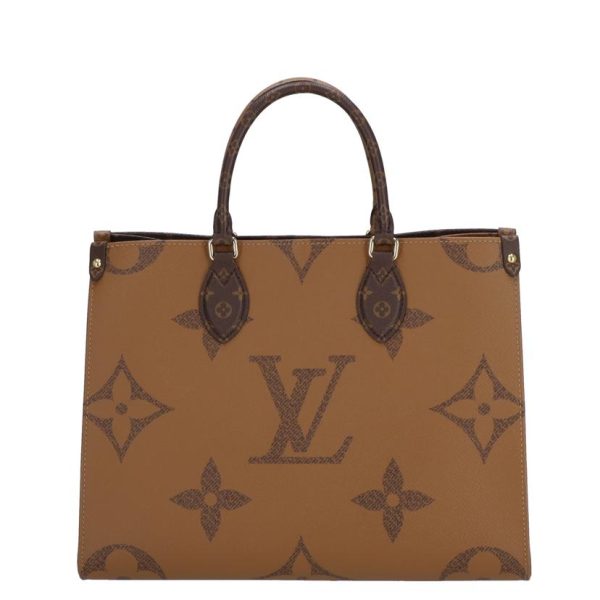 20304 2 Louis Vuitton On the Go MM Monogram Giant Hand Bag