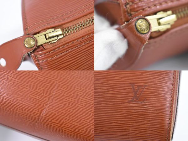 2100010000102414 4 Louis Vuitton Speedy Mini Boston Bag Leather Brown