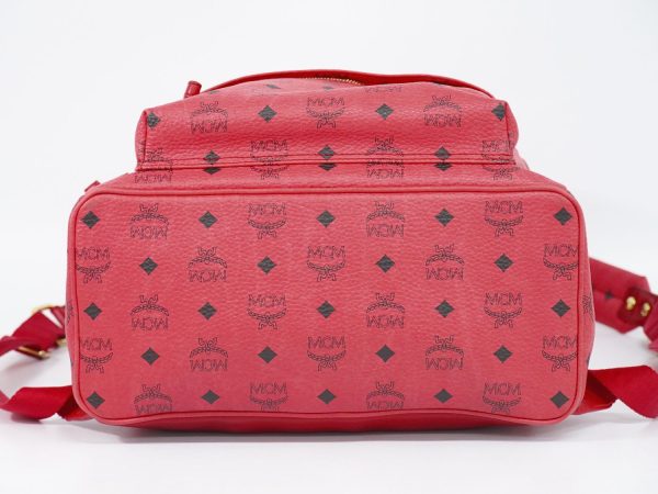 2100010000102897 3 MCM Visetos Backpack Red