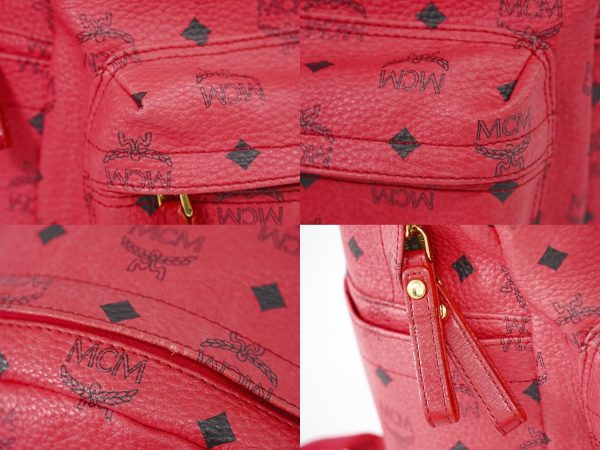 2100010000102897 4 MCM Visetos Backpack Red