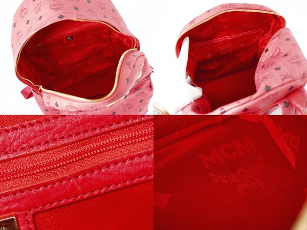 2100010000102897 8 MCM Visetos Backpack Red