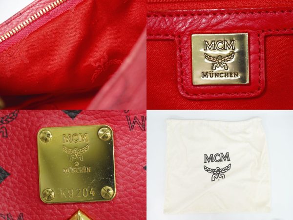 2100010000102897 9 MCM Visetos Backpack Red