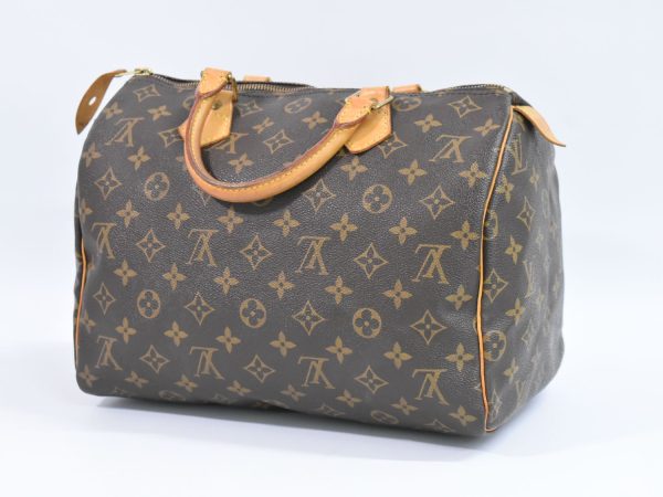 2100020000001307 2 Louis Vuitton Speedy 30 TravelBag Monogram Brown