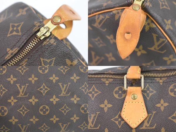 2100020000001307 4 Louis Vuitton Speedy 30 TravelBag Monogram Brown