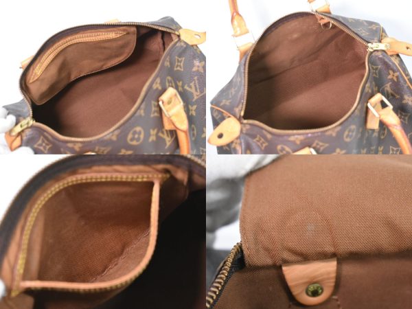 2100020000001307 8 Louis Vuitton Speedy 30 TravelBag Monogram Brown