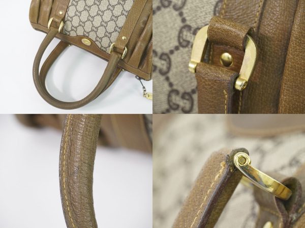 2100020000001398 5 Gucci GG Plus Mini Boston Bag Beige