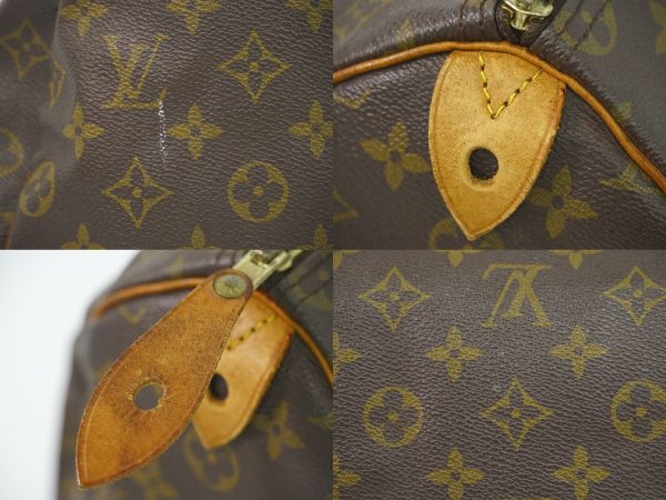 2100020000002270 4 Louis Vuitton Old Model Speedy Monogram Handbag