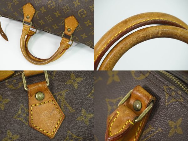 2100020000002270 5 Louis Vuitton Old Model Speedy Monogram Handbag