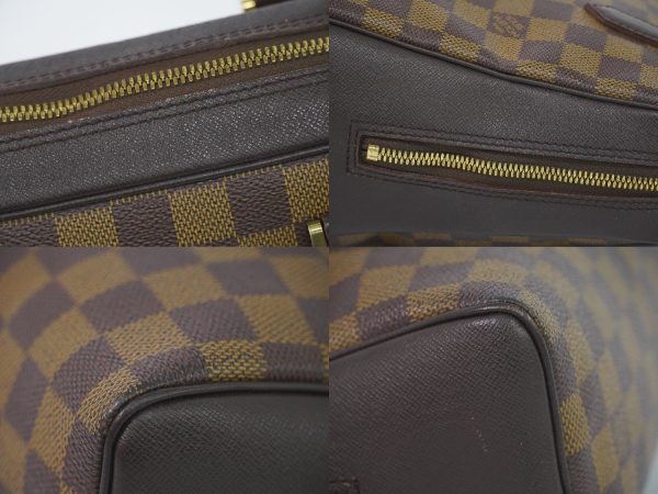 2100020000002302 4 Louis Vuitton Brera Damier Ebene Handbag Leather Brown