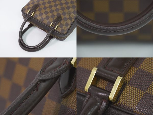 2100020000002302 5 Louis Vuitton Brera Damier Ebene Handbag Leather Brown