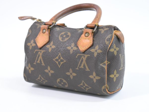 2100020000002500 2 Louis Vuitton Mini Speedy Monogram Handbag Pouch