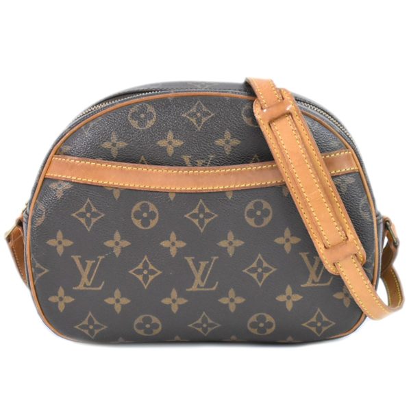 2100020000002590 1 Louis Vuitton LV Blois Shoulder Bag Pochette Brown