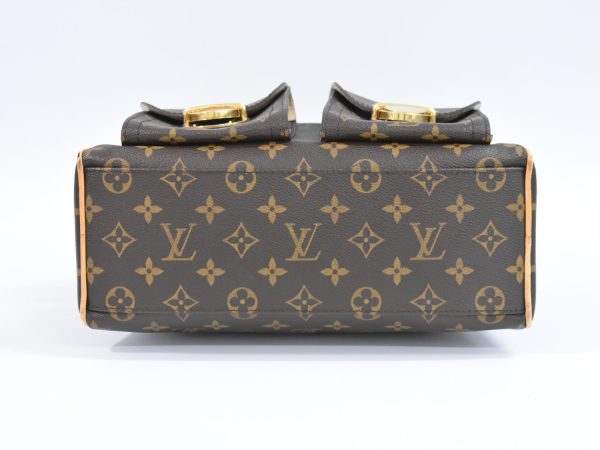 2100020000002651 3 Louis Vuitton Manhattan Pm Handbag Leather Brown