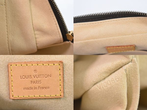 2100020000002651 9 Louis Vuitton Manhattan Pm Handbag Leather Brown