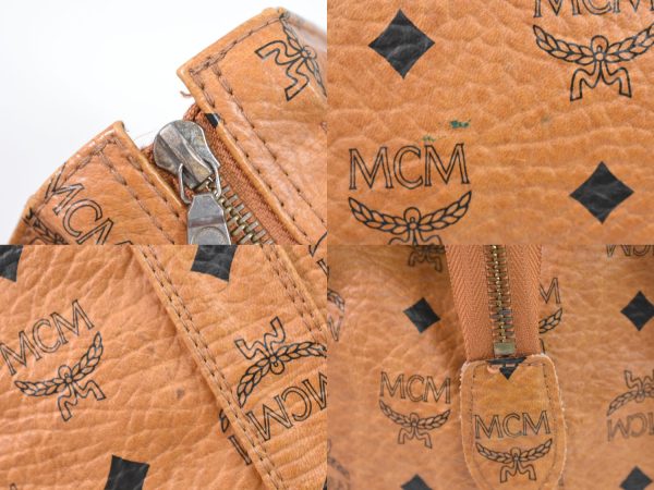 2100020000003413 4 MCM Visetos Shoulder Bag Brown