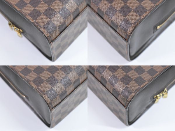 2100020000003800 7 Louis Vuitton LV Triana Damier Ebene Handbag Brown