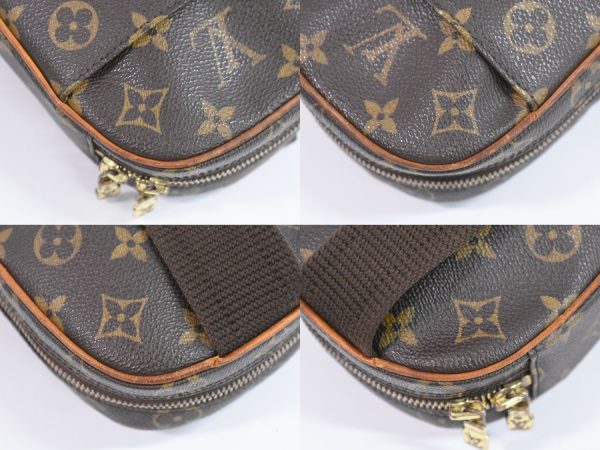 2100020000003822 6 Louis Vuitton Pochette Gange Body Bag Monogram Brown