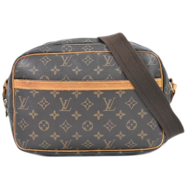 2100020000004102 1 Louis Vuitton LV Reporter PM Shoulder Bag Brown