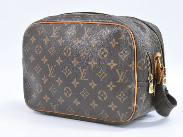 2100020000004102 2 Louis Vuitton LV Reporter PM Shoulder Bag Brown