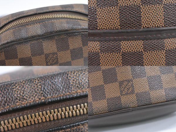 2100020000004121 4 Louis Vuitton Ipanema PM Damier Bagpack Ebene Brown