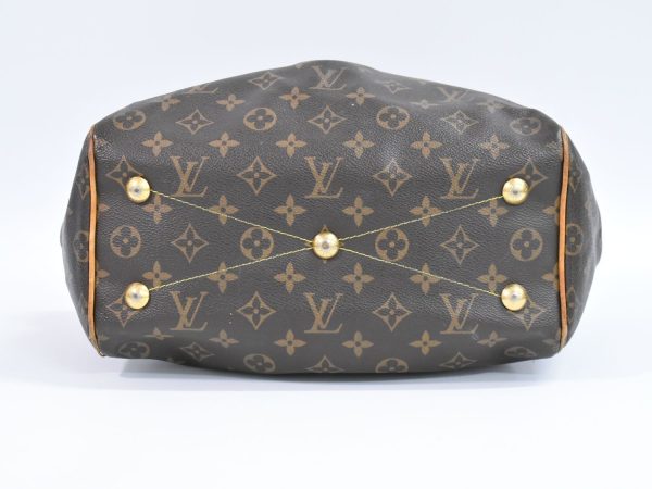 2100020000004145 3 Louis Vuitton LV Tivoli PM Monogram Handbag Brown