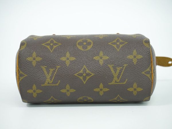 2100020000006170 3 Louis Vuitton LV Mini Speedy Handbag Pouch Brown