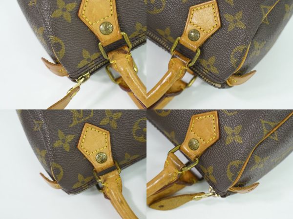 2100020000006170 6 Louis Vuitton LV Mini Speedy Handbag Pouch Brown