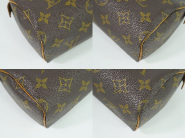 2100020000006170 7 Louis Vuitton LV Mini Speedy Handbag Pouch Brown