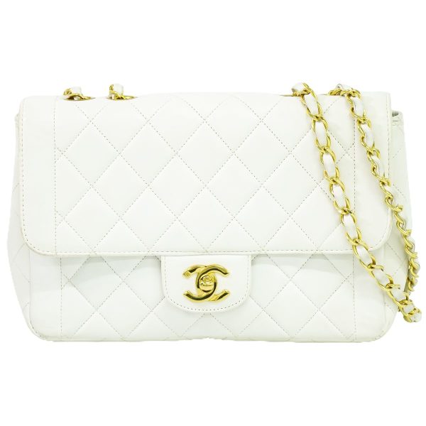 2100020000007955 1 Chanel Cocomark Matelasse Chain Shoulder Bag White