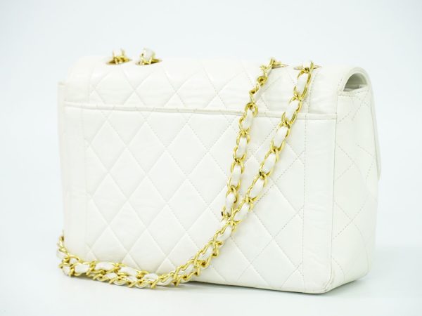 2100020000007955 2 Chanel Cocomark Matelasse Chain Shoulder Bag White