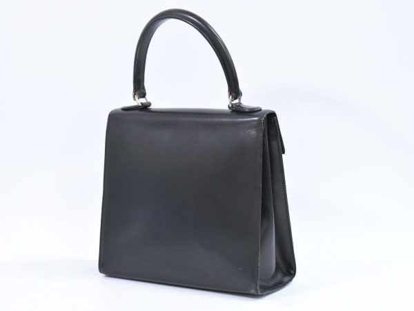 2100020000010573 2 Celine Leather Handbag Black