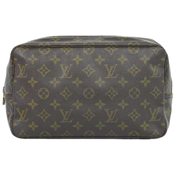 2100020000011444 1 Louis Vuitton LV True Toilet 28 Clutch Bag Brown