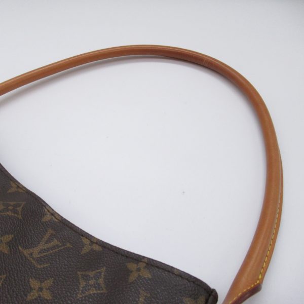 2100301136519 12 Louis Vuitton Looping Shoulder Bag Canvas Brown