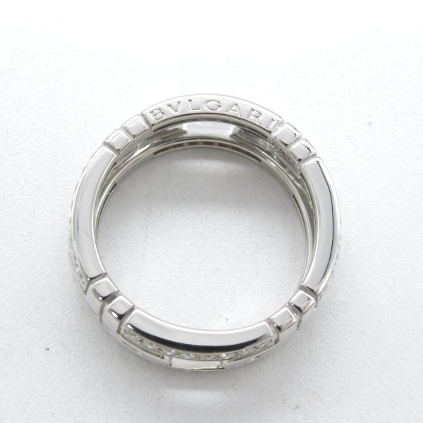 2101217418188 4 Bulgari Parentesi Diamond White Gold Ring