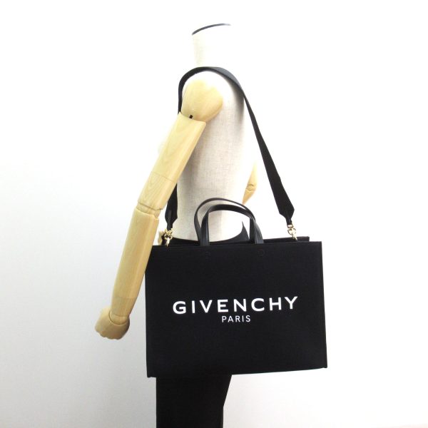 2101217483971 4 Givenchy 2WAY Canvas Tote Bag Black