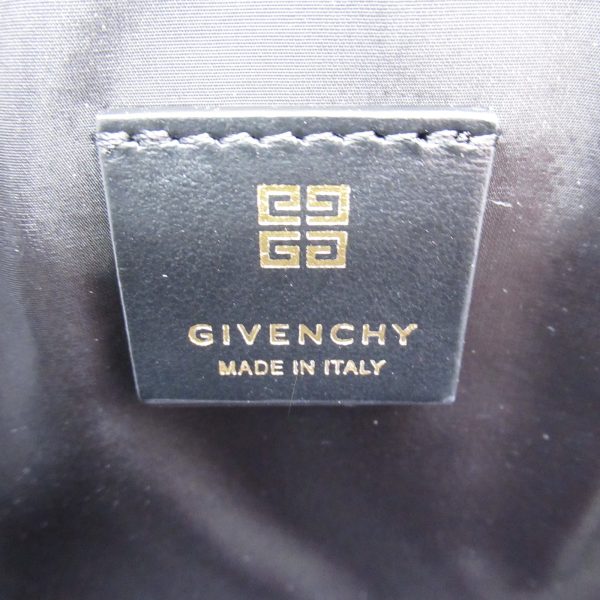 2101217538367 6 Givenchy Pouch Bag Leather in Black New